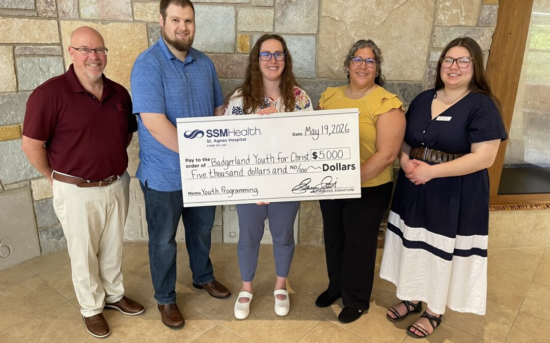 SSM Health supports local youth through $5,000 community health gift to Badgerland Youth for Christ