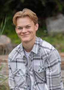 A male high school student