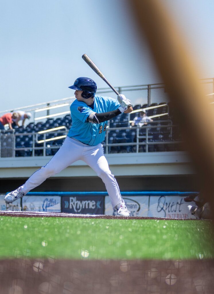 A baseball batter