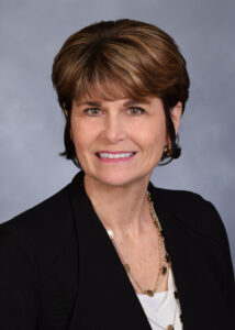 A smiling professional woman