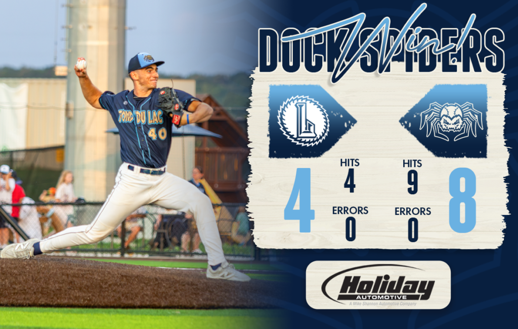 Baseball pitcher with final score