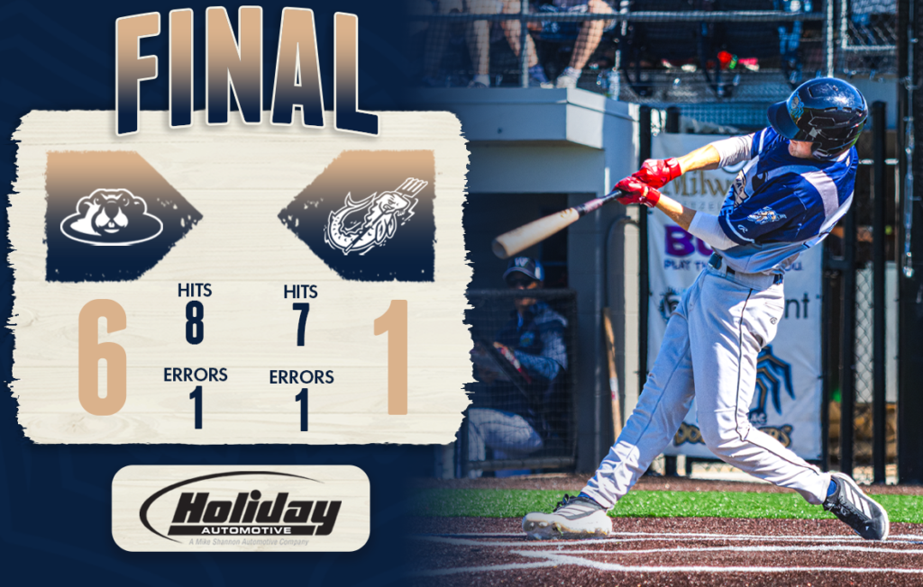 Baseball batter with a final score