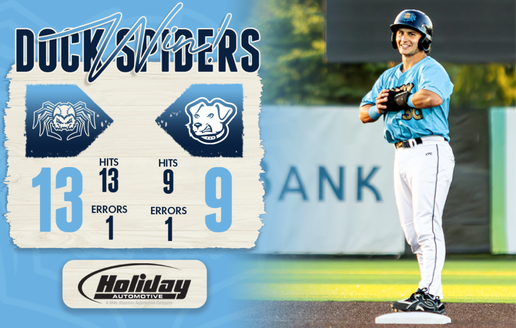 Baseball player with final score