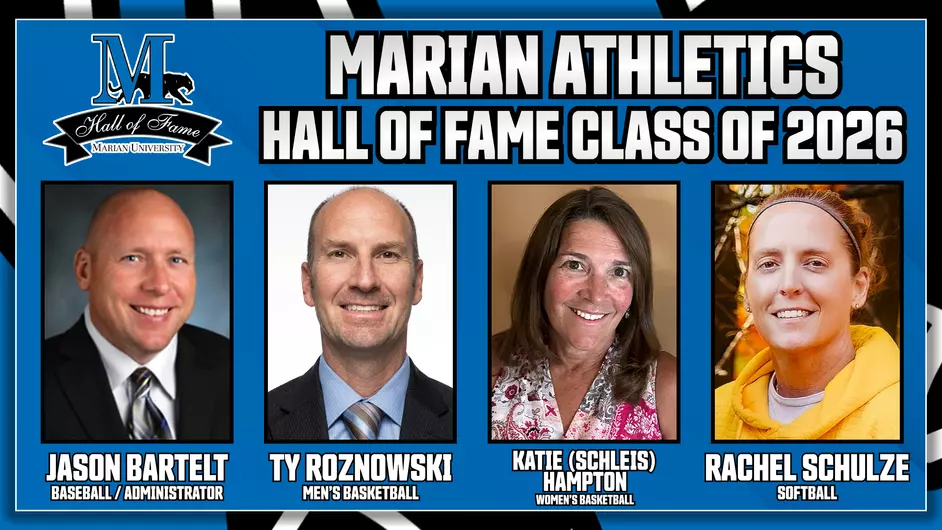 Four pictures of individuals for Hall of Fame