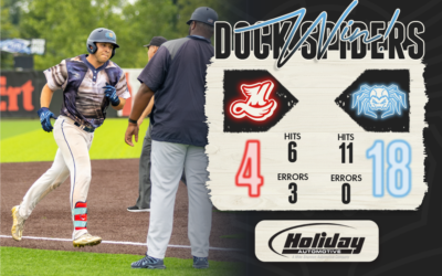 Dock Spiders Dismantle Mallards with a 14-run Win