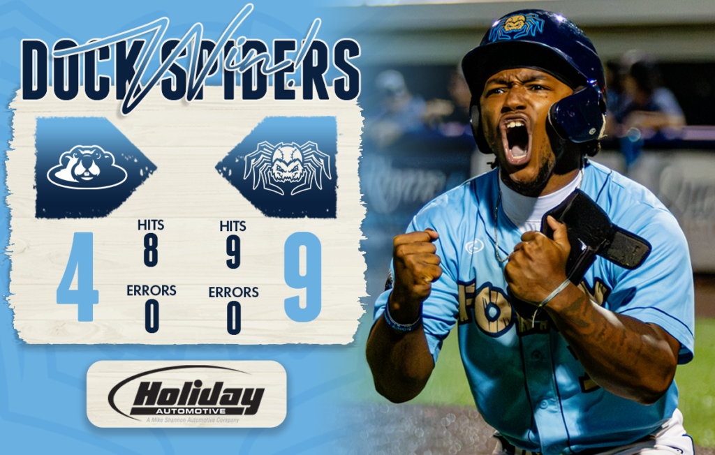 A baseball player with final score