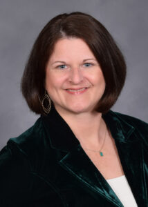 A smiling professional woman