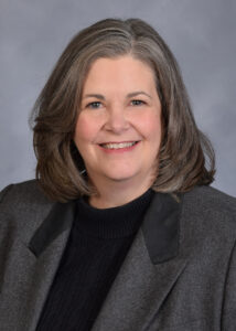 A smiling professional woman
