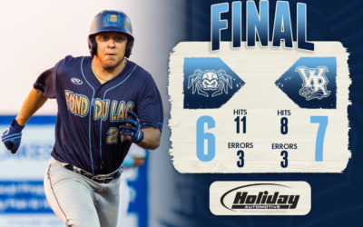 Dock Spiders Suffer Walk-Off Loss to Rafters on Final Road Game
