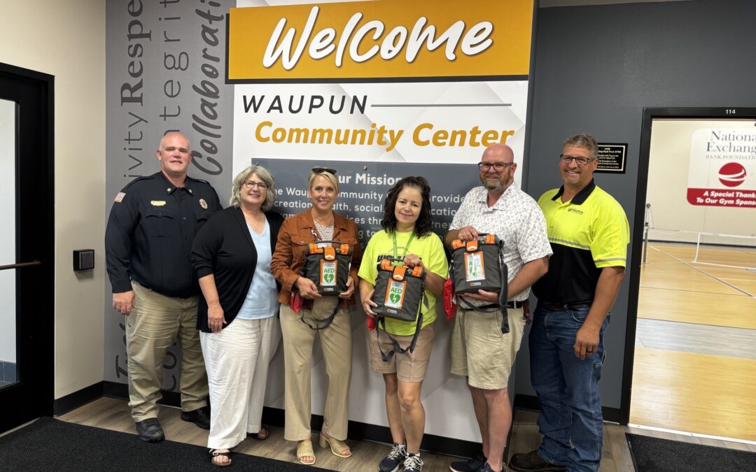 Agnesian HealthCare Foundation places AEDs at three City of Waupun locations