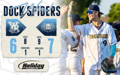 Dock Spiders Close Out 2026 with One-Run Win Over Rafters
