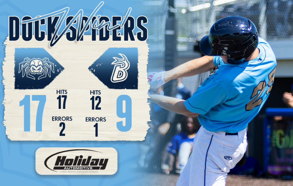Baseball batter with final score