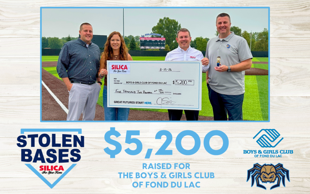 Boys & Girls Club of Fond du Lac Benefits from Dock Spiders Stolen Bases