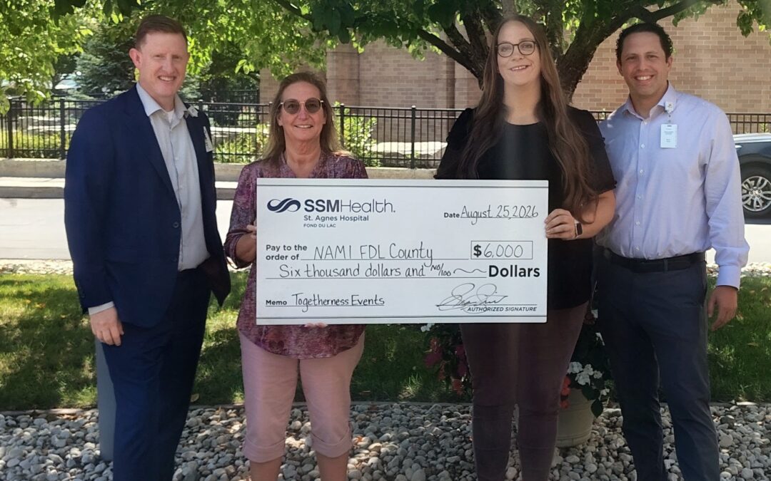 SSM Health awards $6,000 community health gift to NAMI Fond du Lac County
