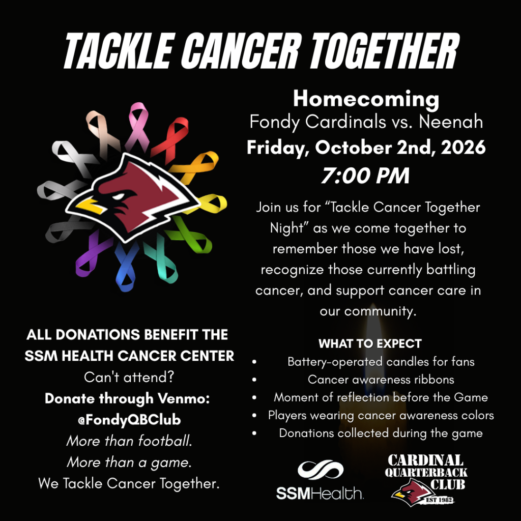Tackle cancer flyer