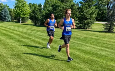 Marian cross country battles weather at Titan Fall Classic