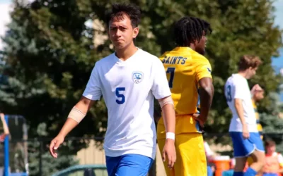 Sabre men’s soccer rally comes up short against Vikings