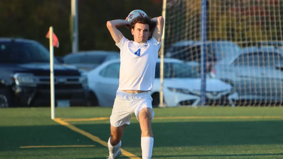 men playing college soccer