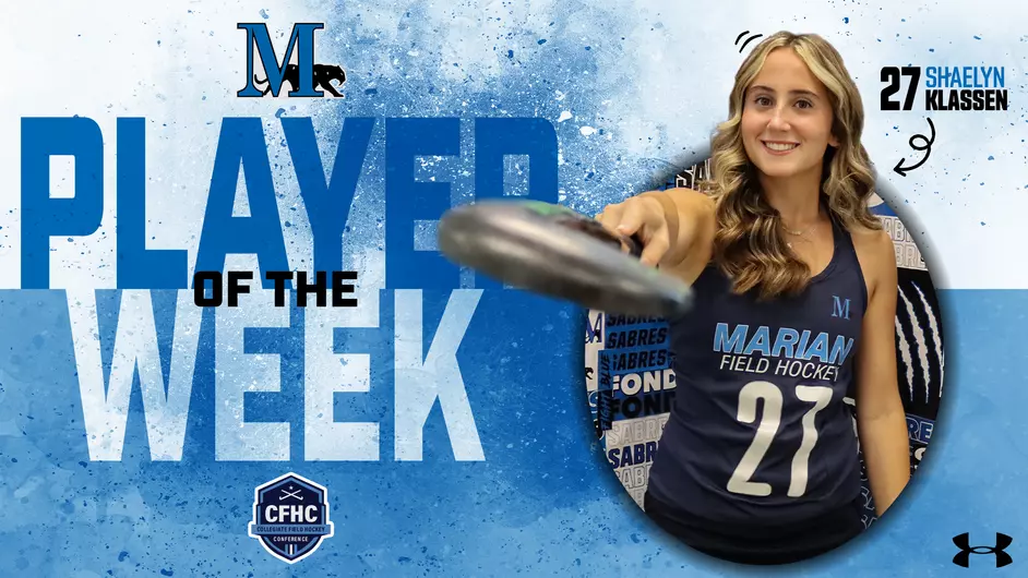 A college field hockey player of the week