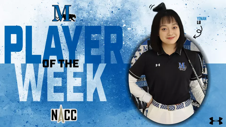 A female college golfer of the week