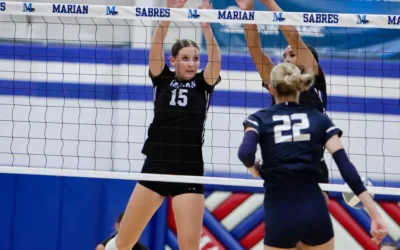 Marian women’s volleyball earns first sweep of season
