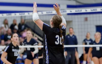 Sabre women’s volleyball finishes with split at Raider Invite