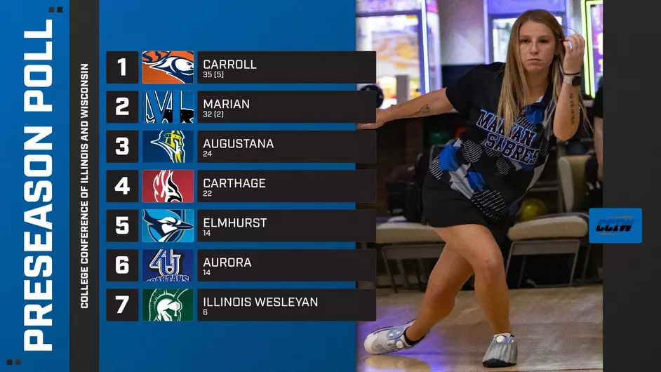 Women bowling for their college